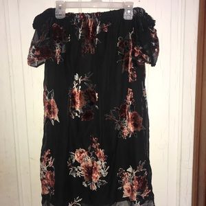 Off the shoulder dress